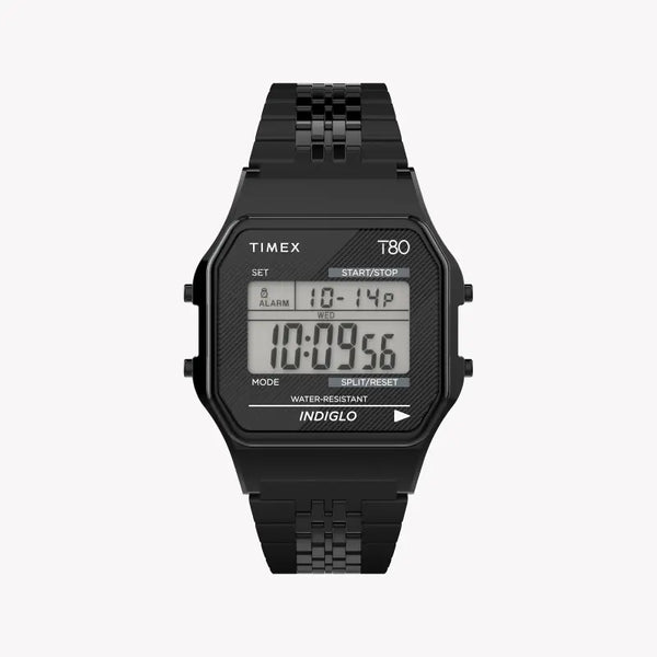 Timex Unisex Black Resin Watch, Digital Dial | Tw2r79400