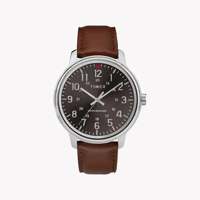 Timex Men's Black Dial, Tan Leather Band | Tw2r85700 by i-watch
