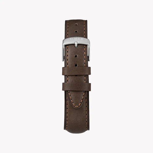 Timex Men's Brown Leather Watch, Tan Dial | Tw2r88200