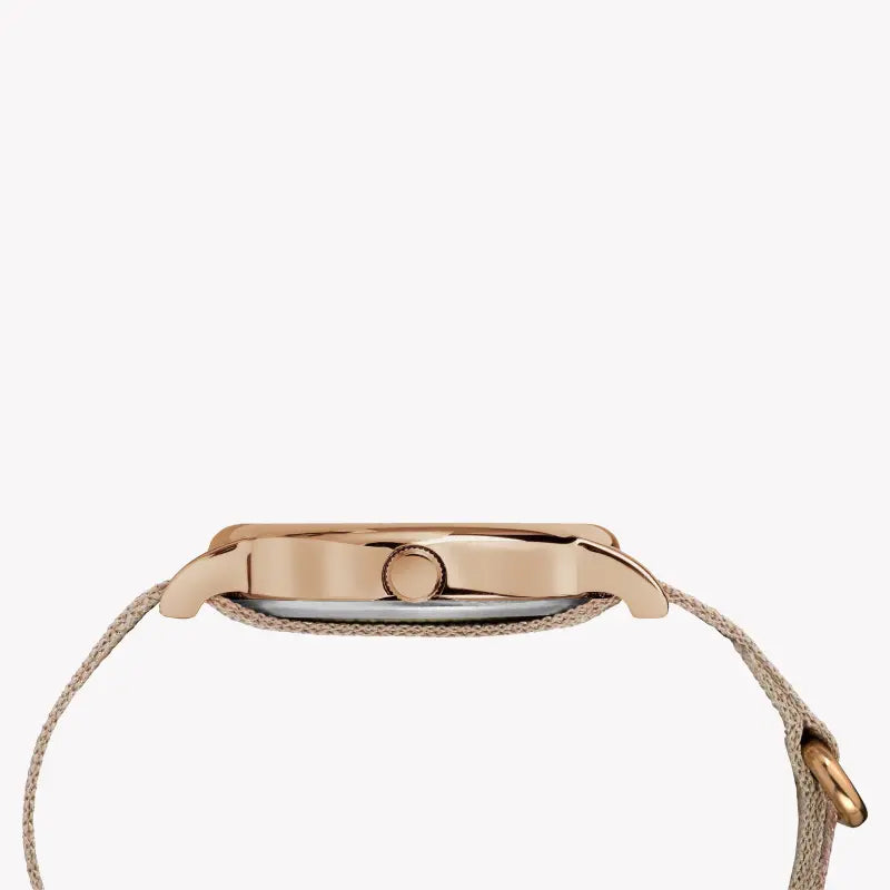 Timex Women's Pink Fabric Watch, Off White Dial | Tw2r92100 by i-watch