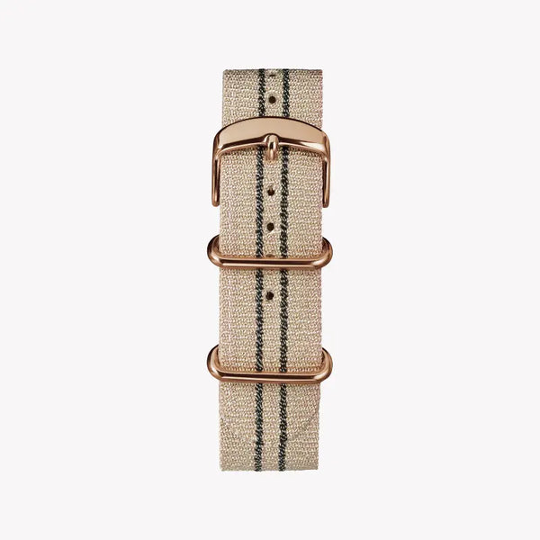 Timex Women's Pink Fabric Watch, Off White Dial | Tw2r92100 by i-watch