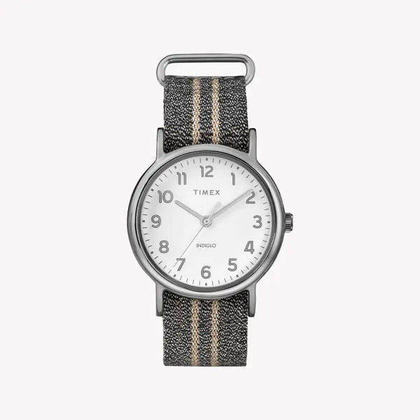 Timex Women's Blue Fabric Watch, White Dial | Tw2r92200 by i-watch
