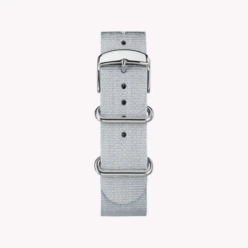 Timex Women's Silver Fabric Watch, White Dial | Tw2r92500 by i-watch