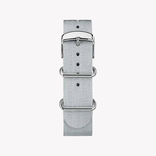 Timex Women's Silver Fabric Watch, White Dial | Tw2r92500 by i-watch