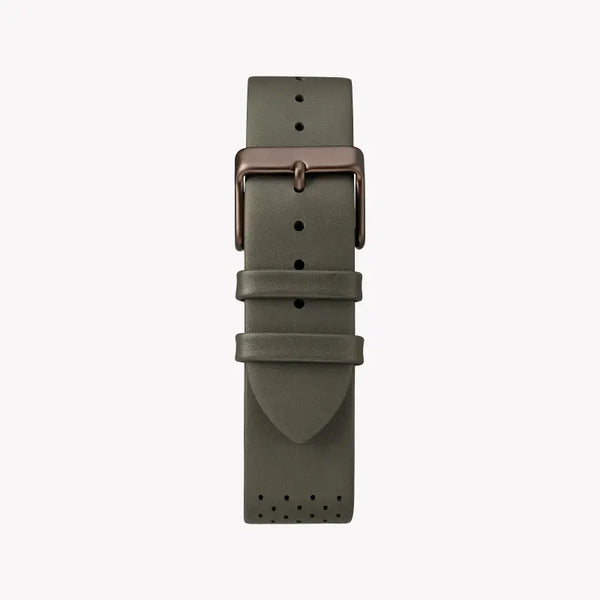 Timex Men's Gray Leather Watch, Gray Dial | Tw2r97800