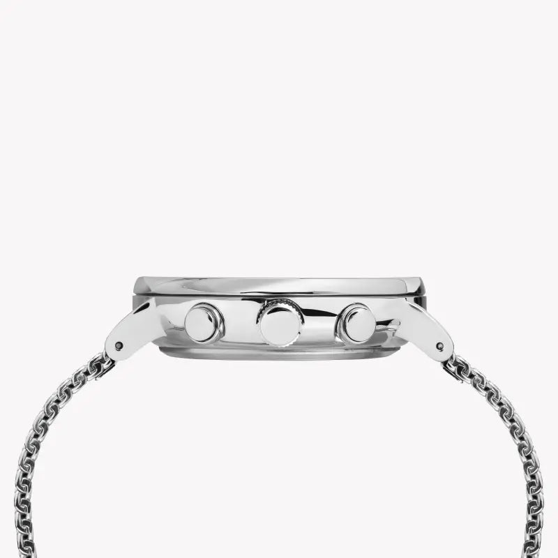 Timex Men's Silver Stainless Steel Watch, Silver Dial | TW2R97900