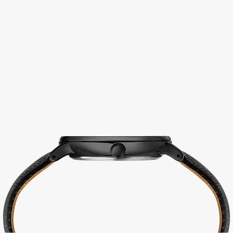 ساعة TIMEX TW2T35200 CLASSIC SOUTHVIEW - ساعة رجالية أنيقة بقرص أسود مع حزام جلدي