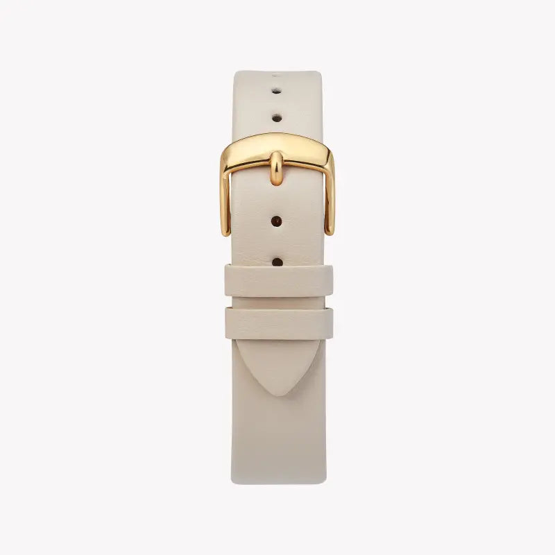 Timex Women's Off-White Leather Watch, Mother Of Pearl Dial | Tw2t35400 by i-watch