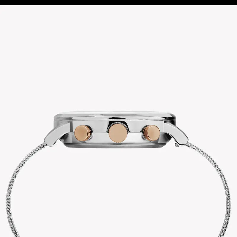 TIMEX WATERBURY HERITAGE TW2T36700 – KLASSISCHE HERRENUHR AUS SILBERNEM EDELSTAHL mit WEISSEM ZIFFERBLATT