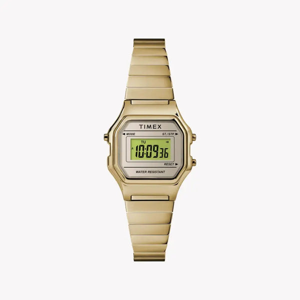 Timex Women's Gold Stainless Steel Watch, Digital Dial | Tw2t48000 by i-watch