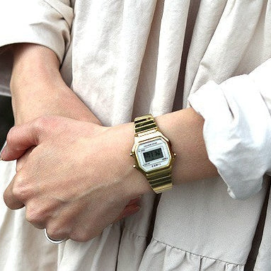 Timex Women's Gold Stainless Steel Watch, Digital Dial | Tw2t48000 by i-watch