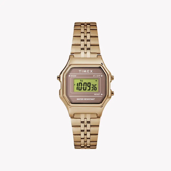 Timex Women's Watch With Rose Gold Resin Case And Rose Gold Stainless Steel Band by i-watch