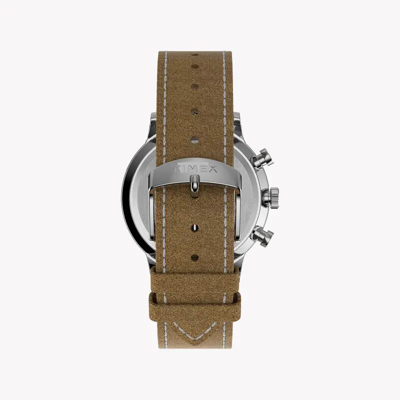 Timex Men's Stainless Steel Tan Band, Silver Dial | Tw2t71200 by i-watch