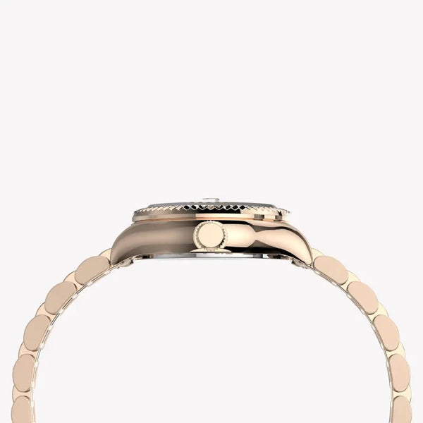 Timex Women's Rose Gold Stainless Steel Watch, 24mm Dial | Tw2t86500 by i-watch