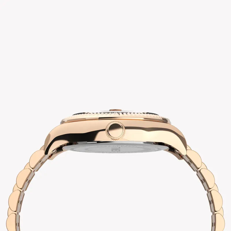 Timex Women's Rose Gold Stainless Steel Watch, 34mm | TW2T86800
