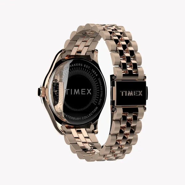 Timex Women's Rose Gold Stainless Steel Watch, 34mm | Tw2t86800 by i-watch