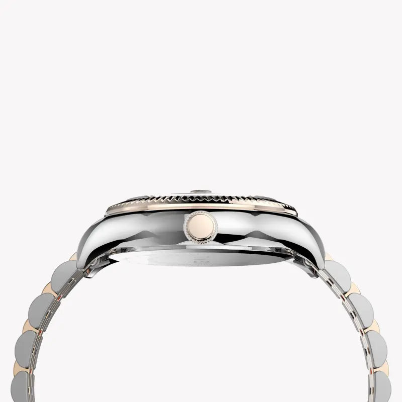 Timex Women's 2t Stainless Steel Watch, Silver Dial | Tw2t87000