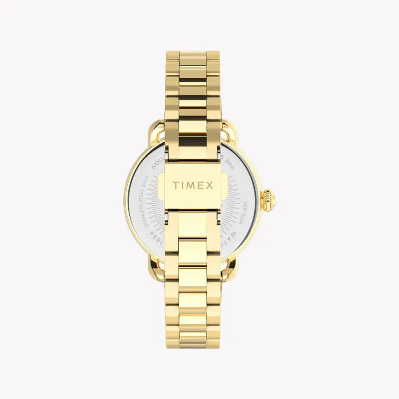 Timex Women's Gold Stainless Steel Watch, Silver Dial | Tw2u13900 by i-watch