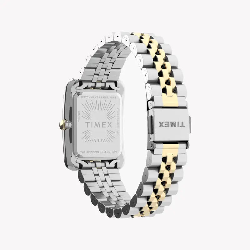 Timex Women's Watch With Silver Brass Case And Silver & Gold Stainless Steel Band by i-watch