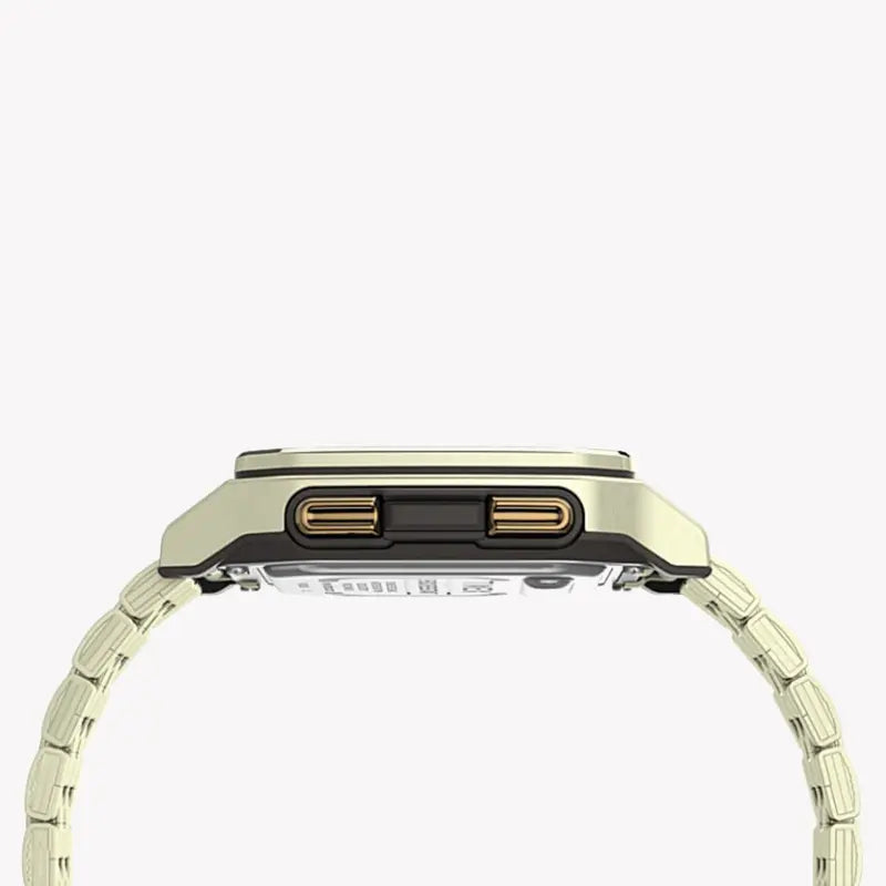 Montre pour homme TIMEX Digital Command Urban - Style résine dorée et acier inoxydable