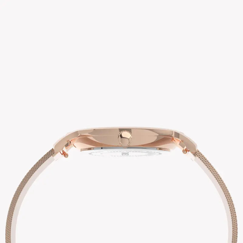 Timex Women's Rose Gold & Pink Watch, Brass Case | Tw2u19000