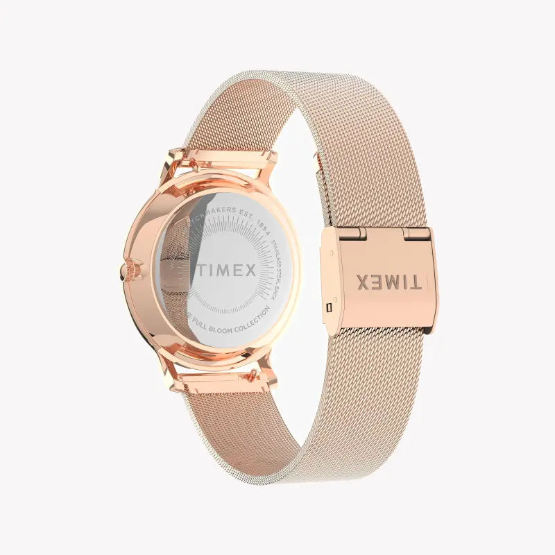 Timex Women's Rose Gold & Pink Watch, Brass Case | Tw2u19000