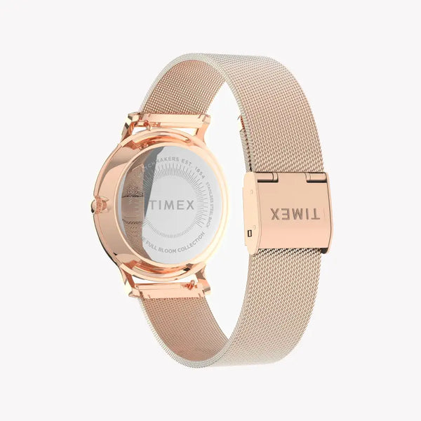 Timex Women's Rose Gold & Pink Watch, Brass Case | Tw2u19000 by i-watch