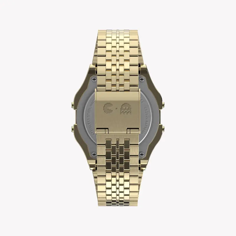 Timex Unisex Gold Stainless Steel Watch, Digital Dial | Tw2u32000
