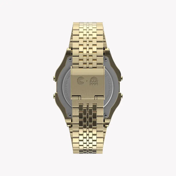 Timex Unisex Gold Stainless Steel Watch, Digital Dial | Tw2u32000