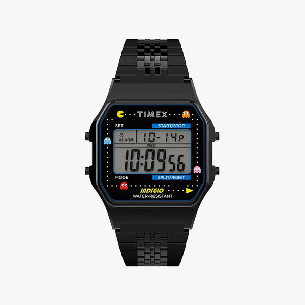 Timex Tw2u32100 Lab Collab - Unisex Black Stainless Steel Digital Watch by i-watch