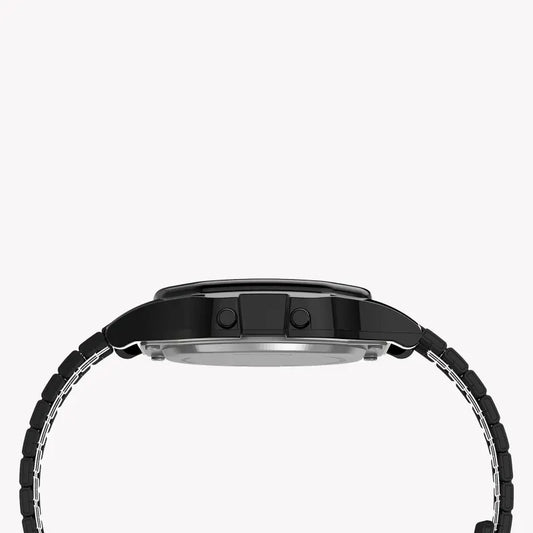 Timex Tw2u32100 Lab Collab - Unisex Black Stainless Steel Digital Watch