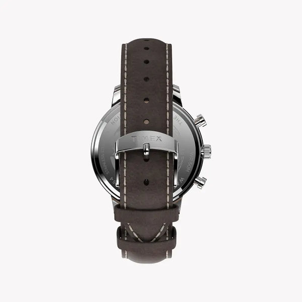 Timex City Collection Chicago Tw2u38800 - Men's Elegant Brass Watch With Brown Leather Strap by i-watch