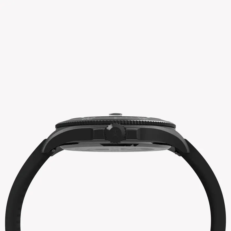 Timex Men's Black Silicone, Gray Dial | Tw2u42000