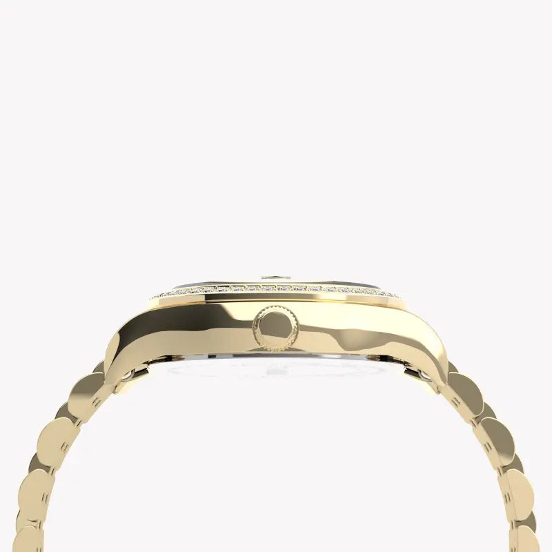 Timex Women's Gold Stainless Steel Watch, Round Dial | Tw2u53800 by i-watch
