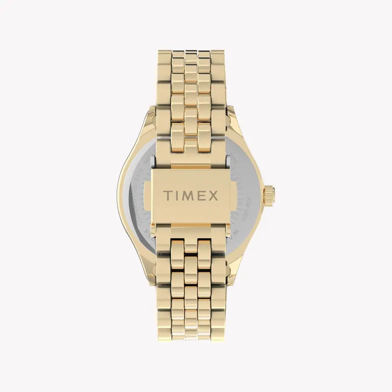 Timex Women's Gold Stainless Steel Watch, Round Dial | Tw2u53800 by i-watch