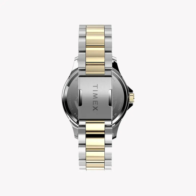 Timex Men's Stainless Steel Watch, Black Dial | Tw2u55500 by i-watch