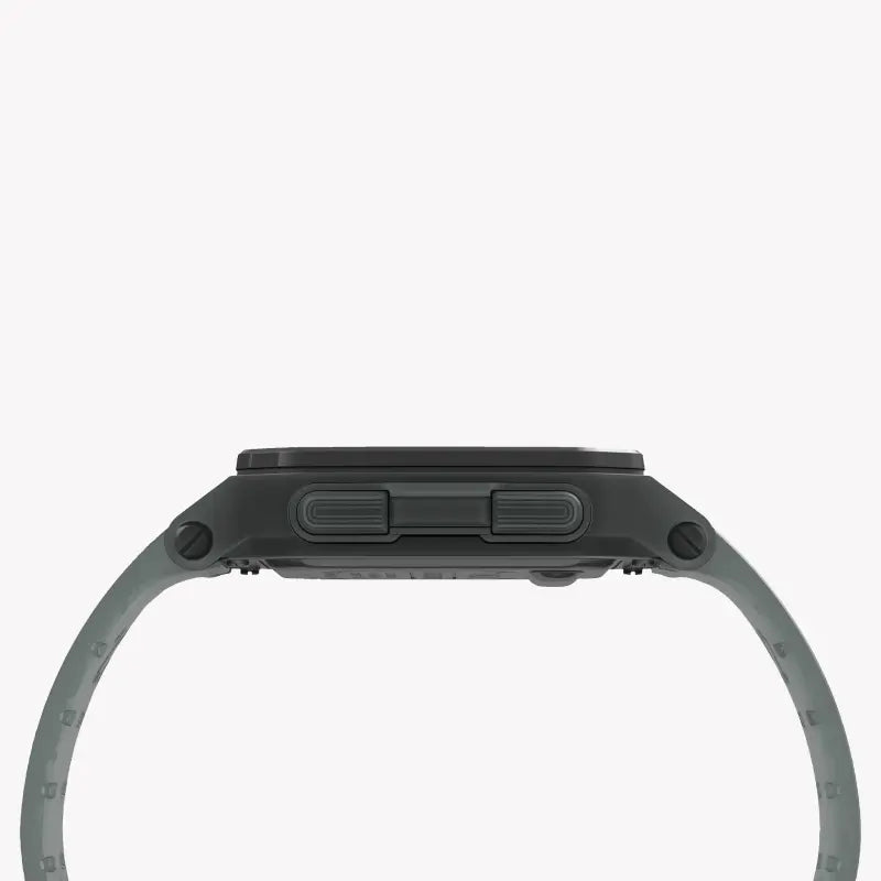 Timex Men's Gray Silicone Watch, Digital Dial | Tw2u56400