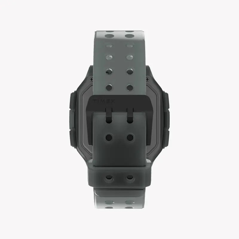 TIMEX Digital Command Urban TW2U56400 – Herrenuhr aus grauem Silikon, langlebig und stilvoll