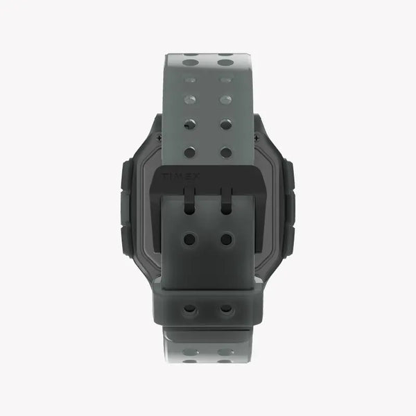 Timex Men's Gray Silicone Watch, Digital Dial | Tw2u56400