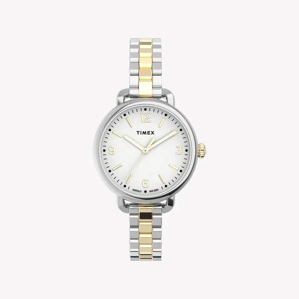 Timex Women's 2t Stainless Steel Watch, White Dial | Tw2u60200 by i-watch
