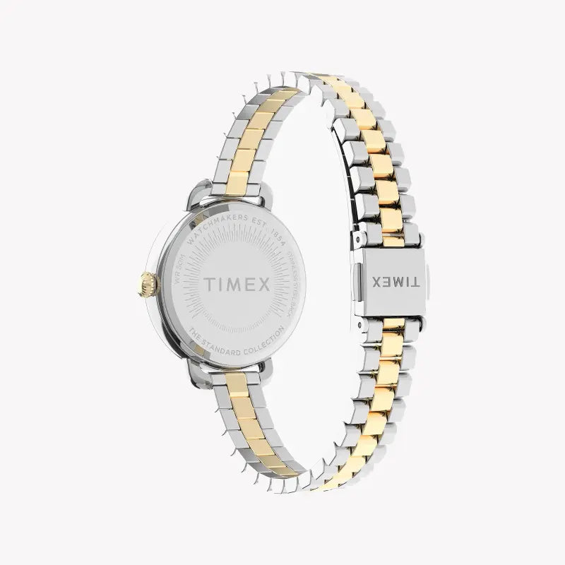 Timex Women's 2t Stainless Steel Watch, White Dial | Tw2u60200