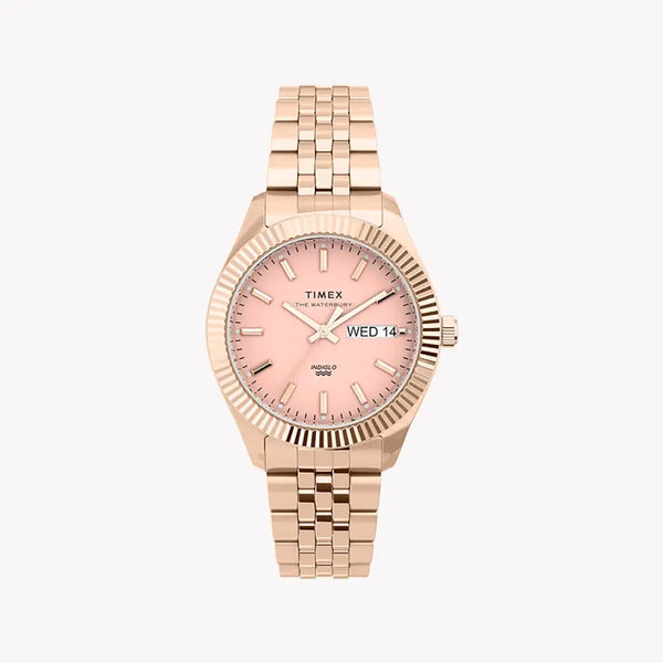 Timex Women's Rose Gold Watch, Pink Dial | Tw2u78400 by i-watch