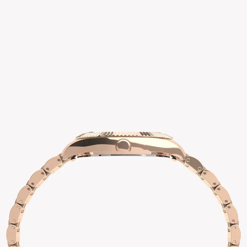 Timex Women's Rose Gold Watch, Pink Dial | Tw2u78400