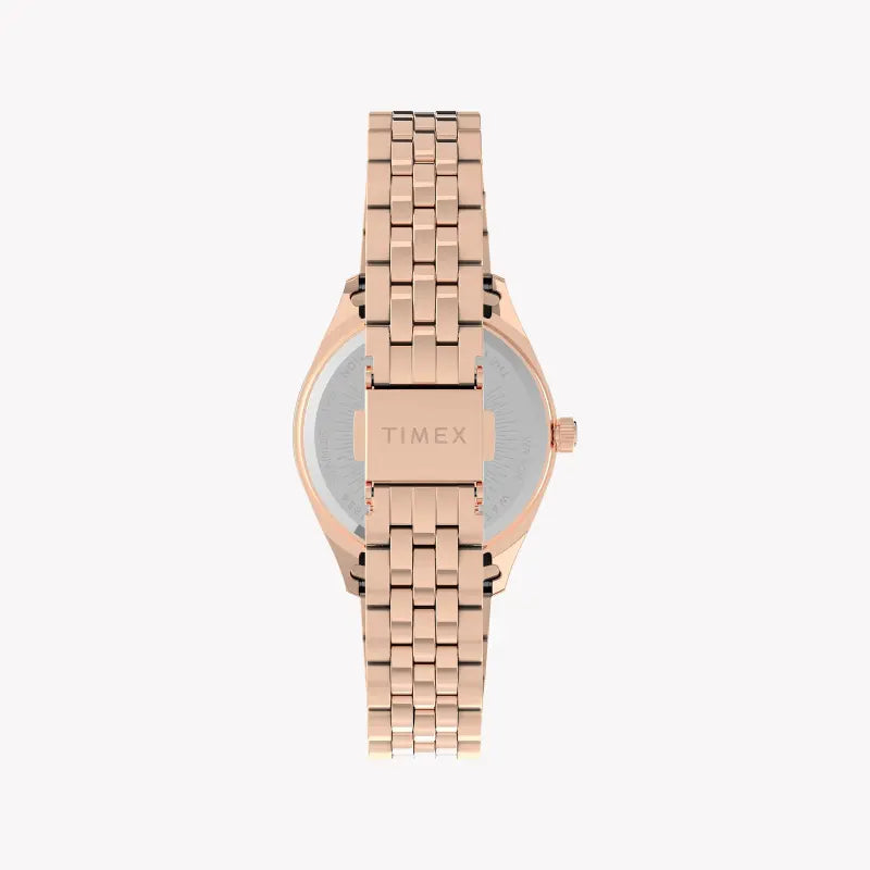 Timex Women's Rose Gold Watch, Pink Dial | TW2U78400
