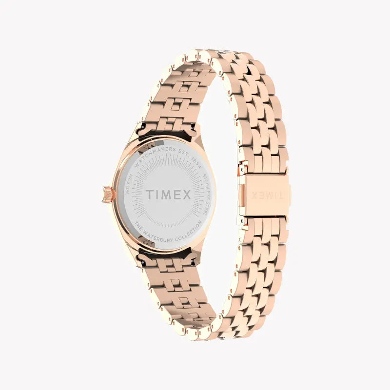 Timex Women's Rose Gold Watch, Pink Dial | TW2U78400