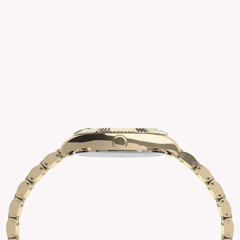 Timex Women's Gold Stainless Steel Watch, Gold Dial | Tw2u78500