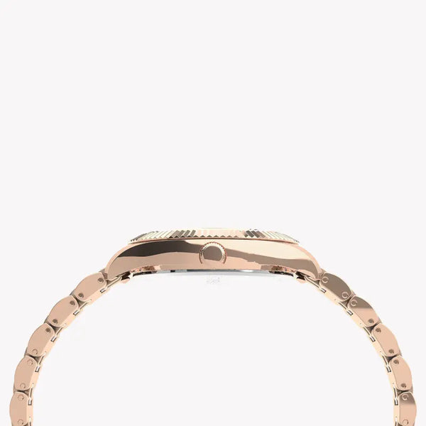 Timex Women's Rose Gold Stainless Steel Watch, Pink Dial | Tw2u82800 by i-watch