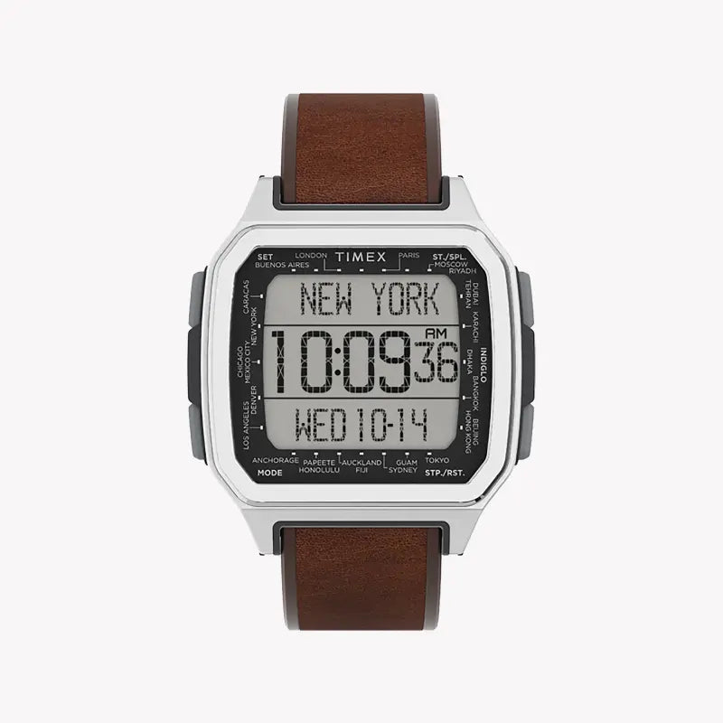 Timex Digital Command Urban Tw2u92300 - Men's Durable Resin Watch With Indiglo Light & 10 Atm Water Resistance