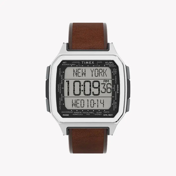 Timex Digital Command Urban Tw2u92300 - Men's Durable Resin Watch With Indiglo Light & 10 Atm Water Resistance by i-watch