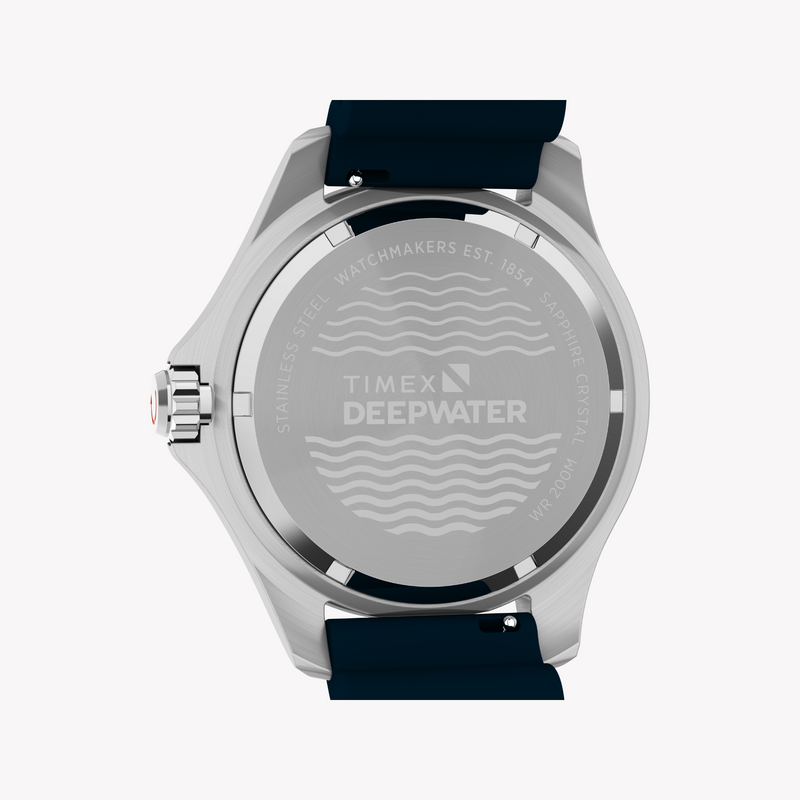 Timex Men's Silver/Blue Stainless Steel Watch | Tw2w81500